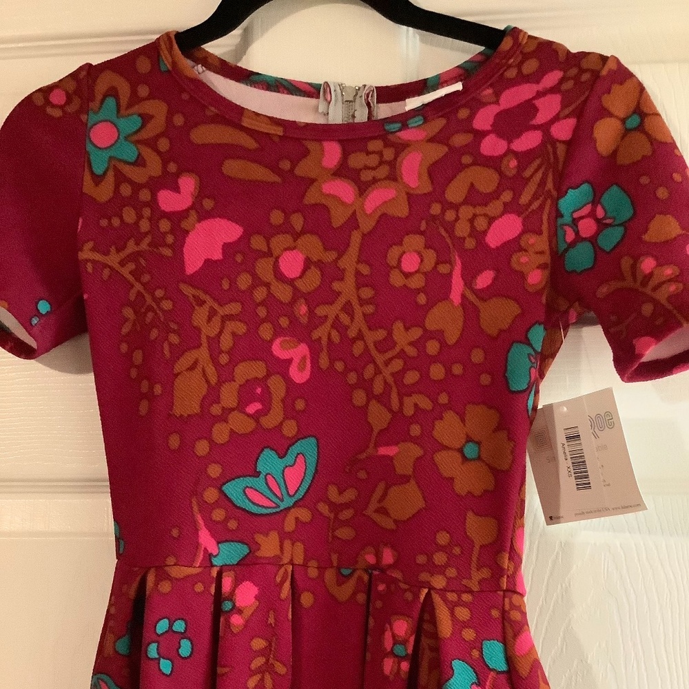 New with tags xxs Lularoe Amelia dress